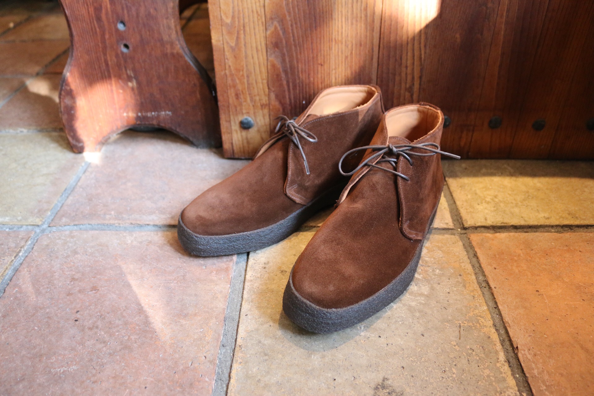 SANDERSのBRIT CHUKKA | Fuzzy Clothed