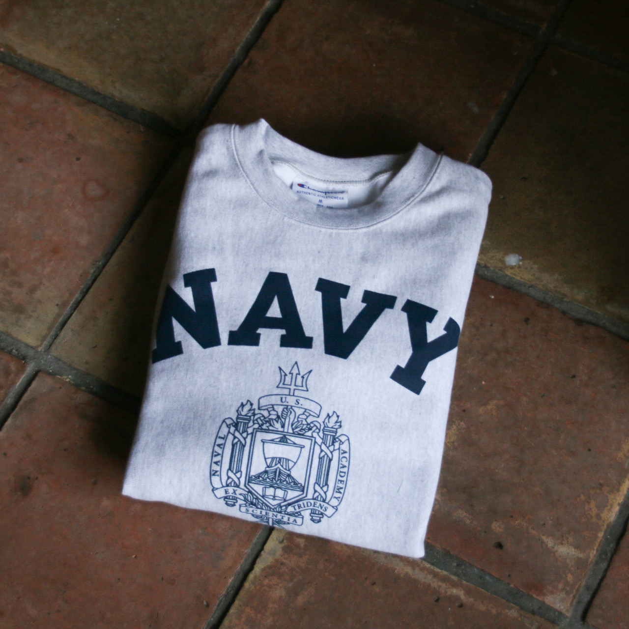 Champion US NAVY Print Reverse Weave | Fuzzy Clothed